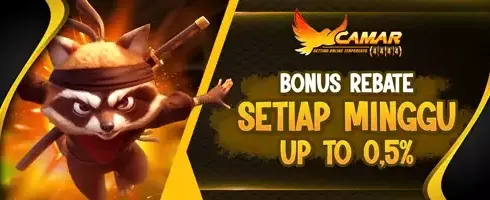 Rebate Mingguan Hingga 0.5% Untuk Slot Game